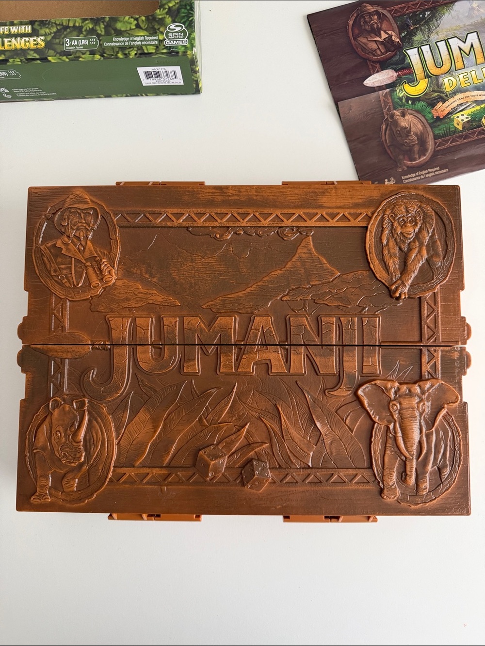 Jumanji Deluxe Board Game - Brown Jungle Edition - 90s Collector Nostalgia Toy - Picture 7 of 15